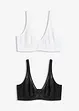 Reggiseno minimizer con ferretto (pacco da 2), bonprix