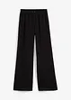 Pantaloni in misto viscosa crinkle strutturato, bonprix