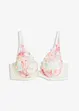 Reggiseno con coppe preformate e ricami stampati, bonprix