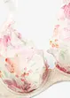 Reggiseno con coppe preformate e ricami stampati, bonprix