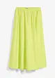 Gonna midi in fresco misto lino, bonprix