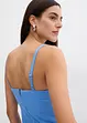 Abito midi in misto viscosa con corpino a fascia, bonprix