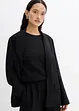 Blazer in misto viscosa crinkle strutturato, bonprix