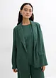 Blazer in misto viscosa crinkle strutturato, bonprix