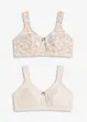Reggiseno senza ferretto con cotone biologico (pacco da 2), bonprix