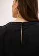 Blusa a maniche corte con pizzo, bonprix
