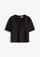 Blusa a maniche corte con pizzo, bonprix