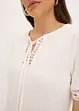 Maglia lunga con bordi in pizzo, bonprix