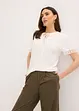Maglia lunga con bordi in pizzo, bonprix