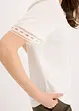 Maglia lunga con bordi in pizzo, bonprix