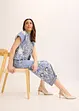 Pantaloni in jersey con fantasia paisley, bonprix