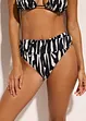 Slip per bikini sgambato a vita alta, bonprix