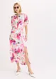 Gonna lunga in satin con bottoni decorativi, bonprix
