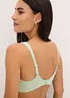 Reggiseno contenitivo senza ferretto con morbido cotone biologico, bonprix