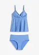 Tankini in materiale lucido (set 2 pezzi), bonprix
