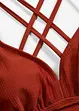 Tankini in tessuto a trama operata (set 2 pezzi), bonprix