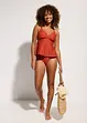 Tankini in tessuto a trama operata (set 2 pezzi), bonprix