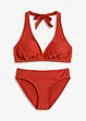 Bikini all'americana in tessuto a trama operata (set 2 pezzi), bonprix