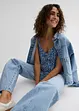 Top floreale in viscosa fluente, bonprix