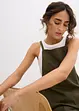 Tuta corta in misto lino leggero, bonprix