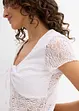 T-shirt in pizzo, bonprix