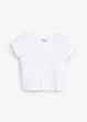 Maglia cropped a costine, bonprix