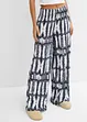 Pantaloni in maglina fantasia, bonprix