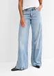 Jeans straight, vita media, bonprix