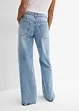 Jeans straight, vita media, bonprix