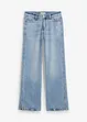 Jeans straight, vita media, bonprix