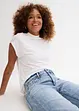 Jeans straight, vita media, bonprix