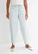 Jeans cropped a palloncino, vita media, bonprix