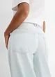 Jeans cropped a palloncino, vita media, bonprix