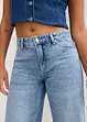 Bermuda in jeans, vita media, bonprix