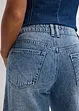 Bermuda in jeans, vita media, bonprix