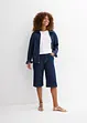 Bermuda in jeans, vita media, bonprix