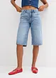 Bermuda in jeans, vita media, bonprix