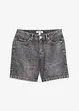 Bermuda in jeans, vita media, bonprix