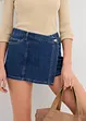Gonna pantalone in jeans con effetto a portafoglio, bonprix