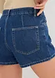 Gonna pantalone in jeans con effetto a portafoglio, bonprix