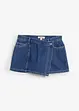 Gonna pantalone in jeans con effetto a portafoglio, bonprix