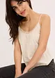 Top con ricami traforati, bonprix