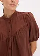 Blusa a maniche corte in mussola, bonprix