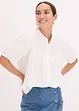 Blusa a maniche corte in mussola, bonprix