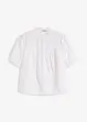 Blusa a maniche corte in mussola, bonprix