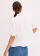 Blusa a maniche corte in mussola, bonprix