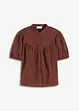 Blusa a maniche corte in mussola, bonprix