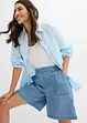 Shorts elasticizzati in vita in fresco misto lino, bonprix