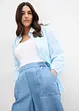 Shorts elasticizzati in vita in fresco misto lino, bonprix