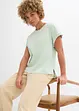 T-shirt asimmetrica in jersey di cotone pesante, bonprix